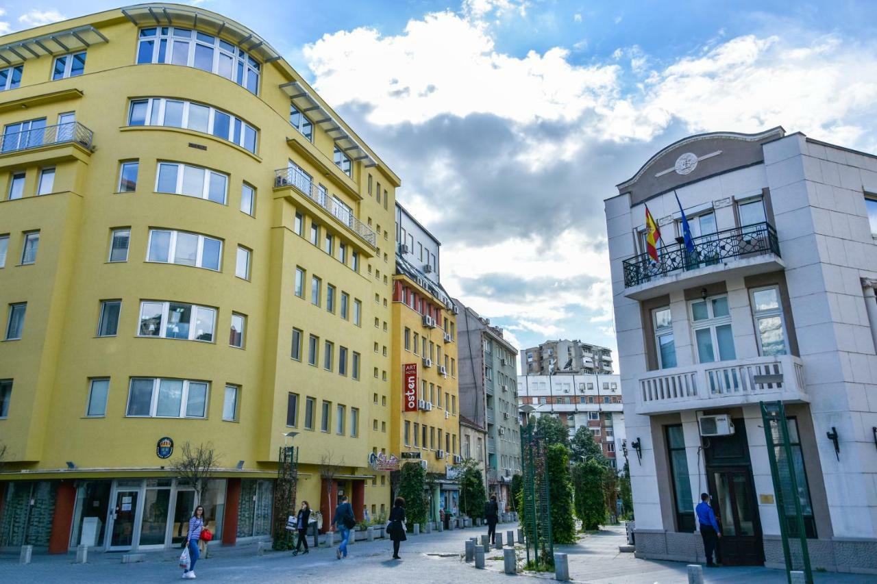 Osten Art Hotel Скопие Екстериор снимка